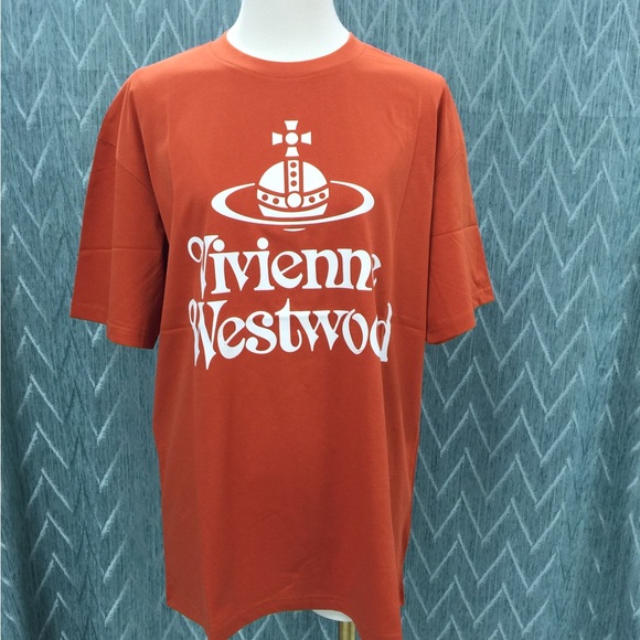 🏖️🕶️Women’s Orb Crewneck T-Shirts Orange 🍊 - Picture 2 of 9